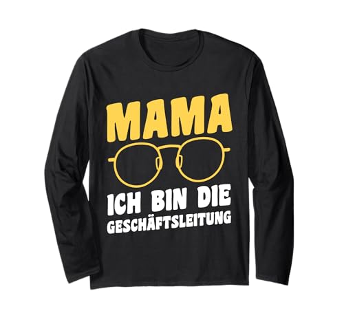 Geschäftsleitung Mutter Team Mama Langarmshirt von Muttertag Mama Familie Motive