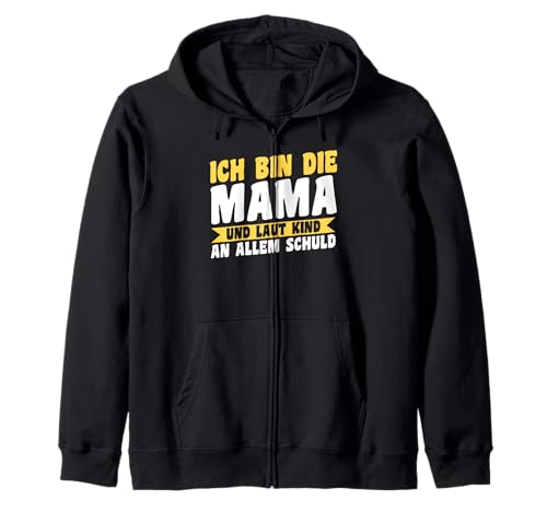 Mutter Team Mama Kapuzenjacke von Muttertag Mama Familie Motive