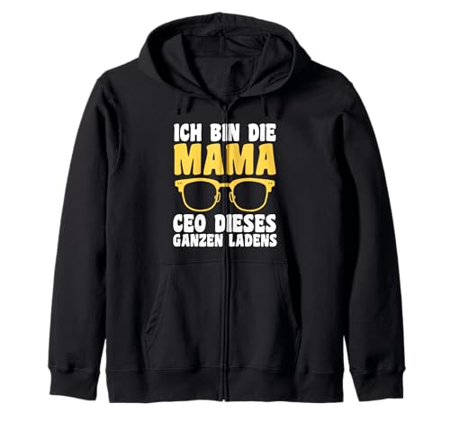 Mutter Team Mama Kapuzenjacke von Muttertag Mama Familie Motive