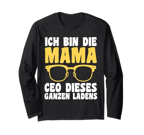 Mutter Team Mama Langarmshirt Mutter Team Mama Langarmshirt von Muttertag Mama Familie Motive
