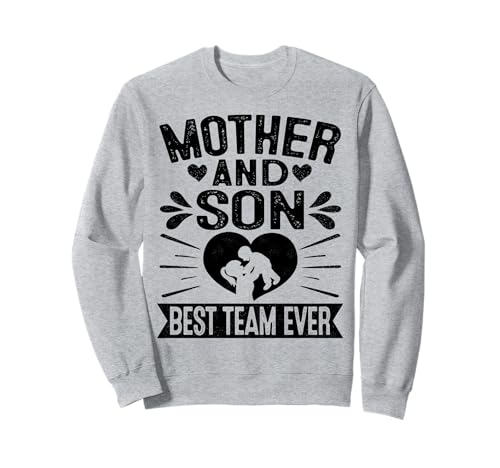 Mutter und Sohn bester Team Söhne Mama Matching Muttertag Sweatshirt von Muttertag Mutter und Sohn Bestes Team aller Zeiten