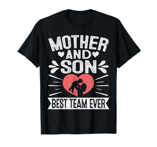 Mutter und Sohn bester Team Söhne Mama Matching Muttertag T-Shirt von Muttertag Mutter und Sohn Bestes Team aller Zeiten