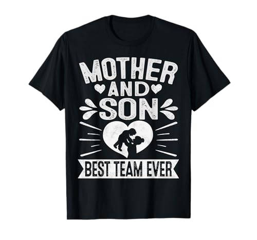 Mutter und Sohn bester Team Söhne Mama Matching Muttertag T-Shirt von Muttertag Mutter und Sohn Bestes Team aller Zeiten