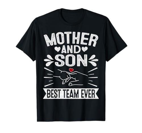 Mutter und Sohn bester Team Söhne Mama Matching Muttertag T-Shirt von Muttertag Mutter und Sohn Bestes Team aller Zeiten