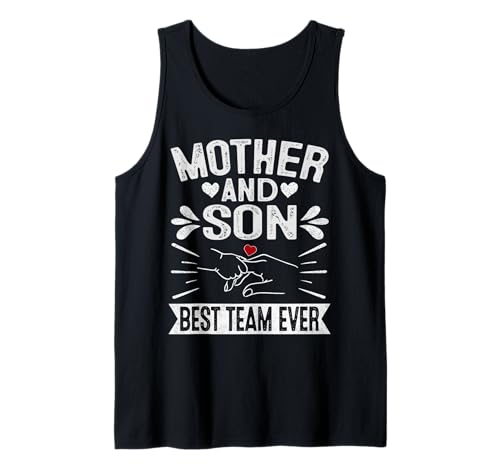 Mutter und Sohn bester Team Söhne Mama Matching Muttertag Tank Top von Muttertag Mutter und Sohn Bestes Team aller Zeiten
