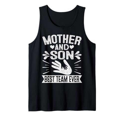 Mutter und Sohn bester Team Söhne Mama Matching Muttertag Tank Top von Muttertag Mutter und Sohn Bestes Team aller Zeiten