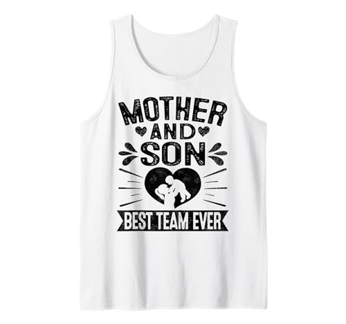 Mutter und Sohn bester Team Söhne Mama Matching Muttertag Tank Top von Muttertag Mutter und Sohn Bestes Team aller Zeiten