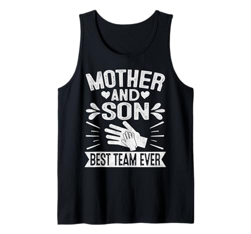 Mutter und Sohn bester Team Söhne Mama Matching Muttertag Tank Top von Muttertag Mutter und Sohn Bestes Team aller Zeiten