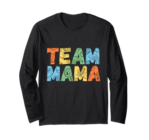 Mutter Team Mama Langarmshirt Mutter Team Mama Langarmshirt von Muttertag Mutterkind Mama