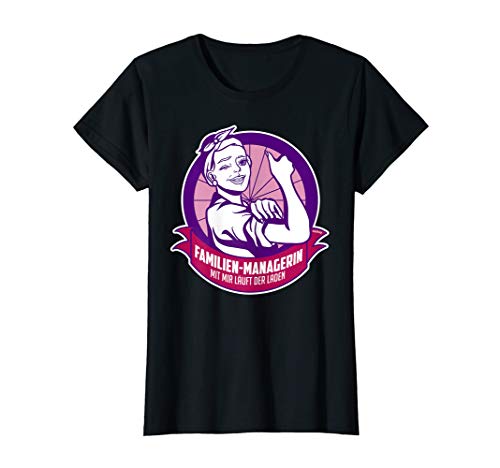 Damen Mutter Lustig Familien-Managerin Geschenk Muttertag T-Shirt von Muttertag Outfits