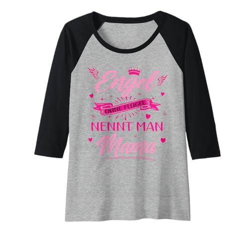 Damen Tollste Mama Mutter Engel Mama Muttertagsgeschenk Muttertag Raglan von Muttertag & Mama Geburtstagsgeschenk Damen