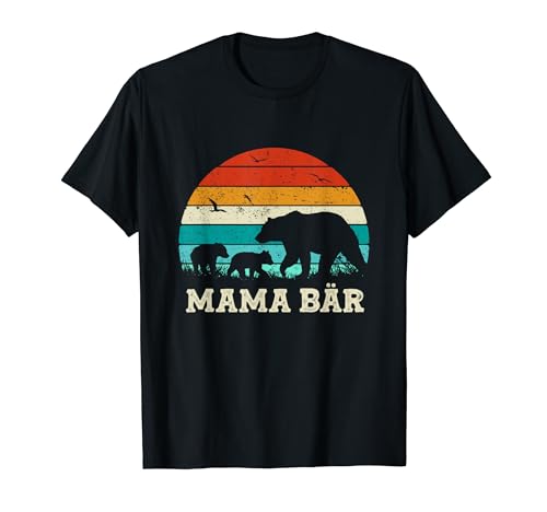 Mutter Baby Sohn Tochter Kinder Beste Mama Bär Muttertag T-Shirt von Muttertagsgeschenk Für Beste Mama Geschenk