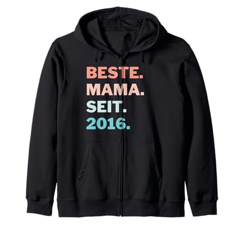 Beste Mama seit 2016 Muttertag Mutter Retro Kapuzenjacke Beste Mama seit 2016 Muttertag Mutter Retro Kapuzenjacke von Muttertagsgeschenk Mama Mutter Geschenk Muttertag
