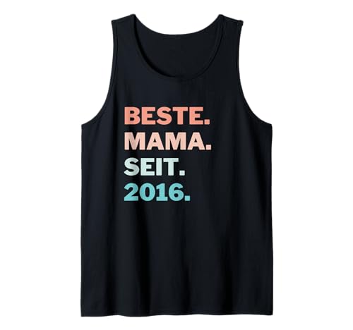 Beste Mama seit 2016 Muttertag Mutter Retro Tank Top Beste Mama seit 2016 Muttertag Mutter Retro Tank Top von Muttertagsgeschenk Mama Mutter Geschenk Muttertag