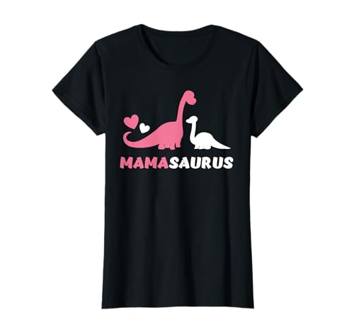 Mamasaurus Mama Tochter Partnerlook Muttertag Fun Geschenk T-Shirt von Geschenkidee Muttertagsgeschenk Lustige Geschenke