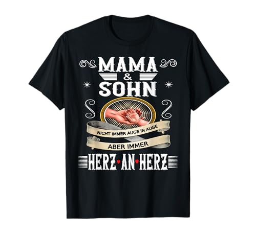 Mama und Sohn Muttertag Geburtstag Geschenkidee Partnerlook T-Shirt Mama und Sohn Muttertag Geburtstag Geschenkidee Partnerlook T-Shirt von Muttertagsgeschenk für Damen Geburtstagsgeschenk
