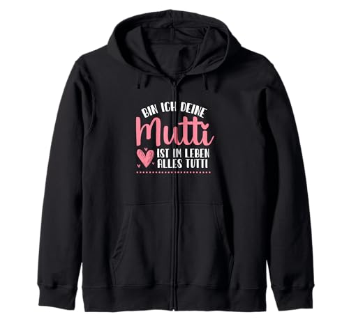 Mutti Tutti Mama Muttertag Lustiger Spruch Familie Frauen Kapuzenjacke von Mutti Tutti Mama Muttertag Geschenk Familie Liebe