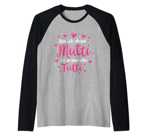 Mutti Tutti Mama Muttertag Lustiger Spruch Familie Frauen Raglan von Mutti Tutti Mama Muttertag Geschenk Familie Liebe