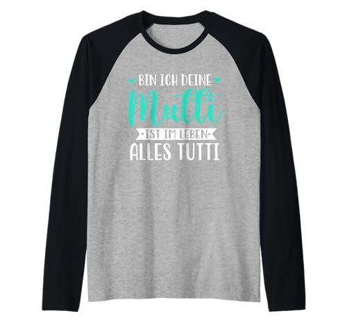 Mutti Tutti Mama Muttertag Lustiger Spruch Familie Frauen Raglan von Mutti Tutti Mama Muttertag Geschenk Familie Liebe