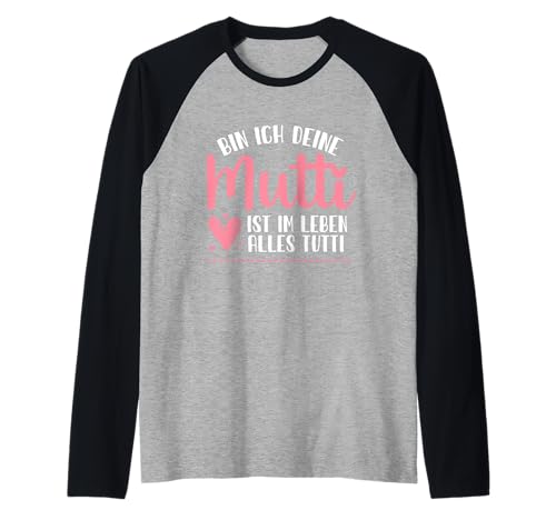 Mutti Tutti Mama Muttertag Lustiger Spruch Familie Frauen Raglan von Mutti Tutti Mama Muttertag Geschenk Familie Liebe