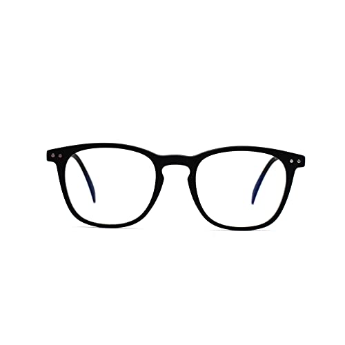 Muunel Blue Light Blocking Glasses with Essilor Anti-glare Coating, William UVAllBlue™ for HD Vision, Black Square Frame for Men, Non-prescription von Muunel
