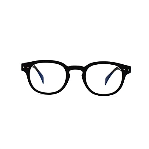 Muunel Non-Prescription Glasses with Essilor Anti-reflective (AR) Coating, Anton Ultimate™ for Optimal Visual Clarity, Black Square Frame Designed for Men von Muunel