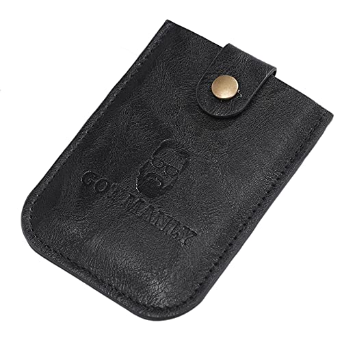 Muuoeou Unisex Anti-Diebstahl Kredit Karten Halter Luxus Gezogen Design Karten Halter für Frauen Karten Halter Brieftasche PU Karten HüLle -D von Muuoeou