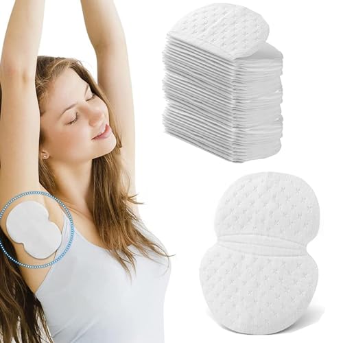 Pack of 60 Underarm Pads,Disposable Armpit Sweating Pads,Self-Adhesive Invisible Comfortable Sweat Pads for Men and Women von Muzboo
