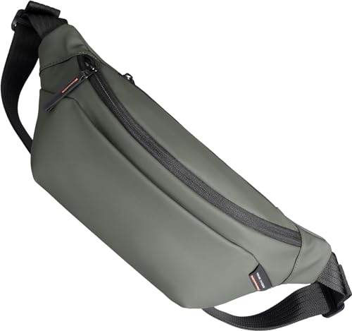 MARK RYDEN Mehrere Taschen Sling Bag, Wasserdicht Umhängetasche Herren, Alltagsleben Kleiner Rucksack, Brusttasche Herren für Reisen Wandern Schule Wandern Fitness Fahrrad - Grün von Muzee