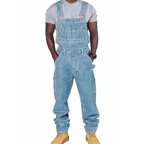 Mvodoov Herren Denim Latzhose Loose Hosenanzug Retro Jeans Overalls Cargo Jeans Hosenanzug Arbeitslatzhosen Mvodoov Herren Denim Latzhose Loose Hosenanzug Retro Jeans Overalls Cargo Jeans Hosenanzug Arbeitslatzhosen von Mvodoov