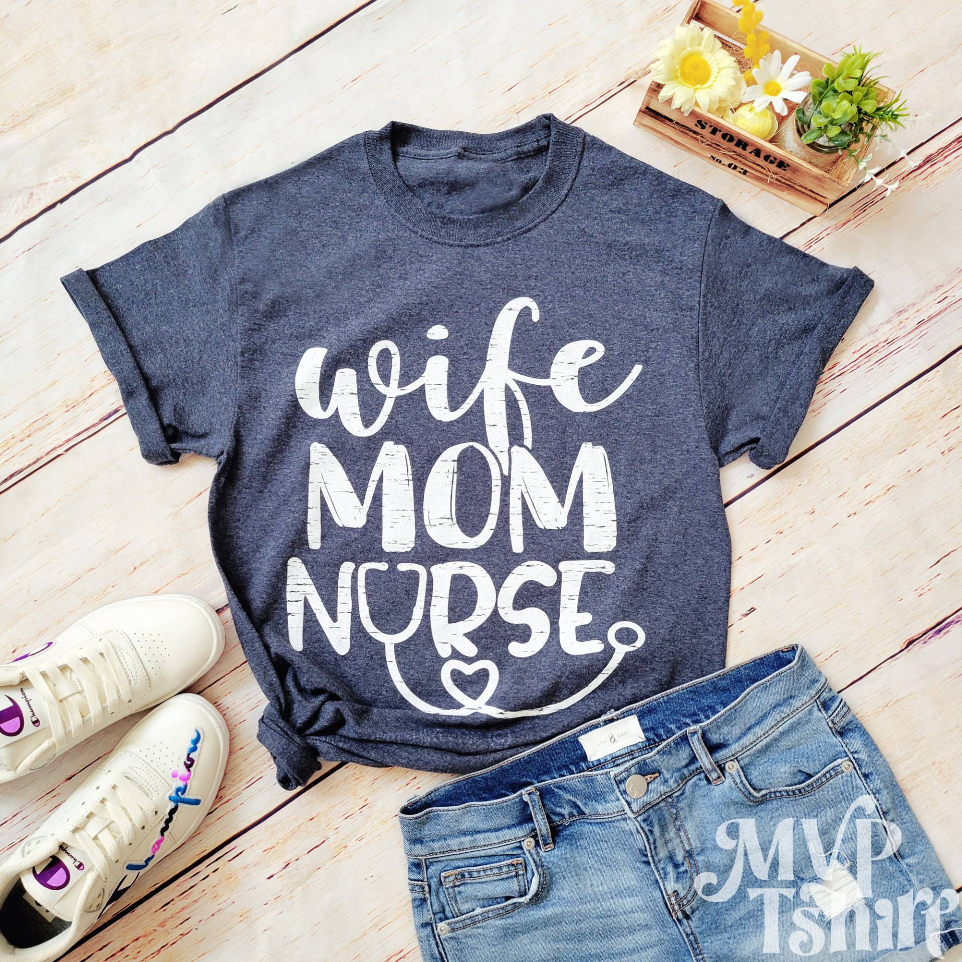 stillshirt, Geschenk Für Krankenschwester Mama, Frauen T-Shirt von Mvptshirt