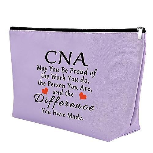 CNA Geschenk zertifizierte Krankenschwester Geschenke Make-up Tasche Geschenke für CNA Medizinische Krankenschwester Wertschätzung Geschenk für Frauen CNA Woche Geschenke Dankeschön Geschenk Ruhestand von Mxrymvu