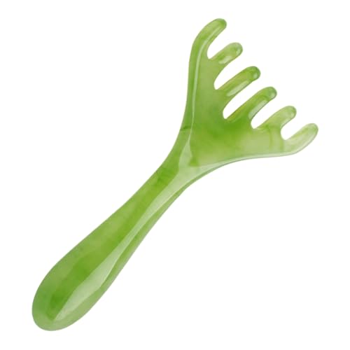 Mxshc Haar-Massagekamm,Kunstharz Entspannungsmassagekamm Mit Kribbeleffekt - Tragbarer Stressabbau Kamm Für Damen Herren Haarpflege Unterwegs Spa Dusche von Mxshc