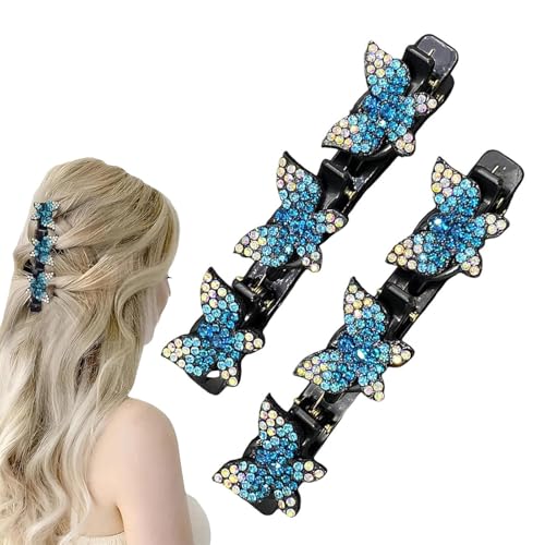 Mxshc Haar-Zopf-Clips | Zopfschmuck, Haarspange, Styling-Haar-Accessoires, niedliche Haarspangen, modische Zopf-Haarnadel, Entenschnabel-Clip für Tanzschule, Hochzeit von Mxshc