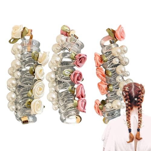 Mxshc Haargummis Für Frauen, Bunte Telefonkabel Haarn, Weiche Dehnbare Haarzubehör Für Pferdeschwanz Styling Alltag Schule Kinder von Mxshc