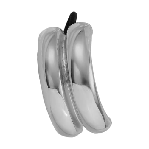 Mxshc Haarmanschette | Doppelbogen-Pony-Manschette – modische Ellipse, elastische Haarmanschette, Retro-Temperament-Stirnband für Damen und Mädchen von Mxshc