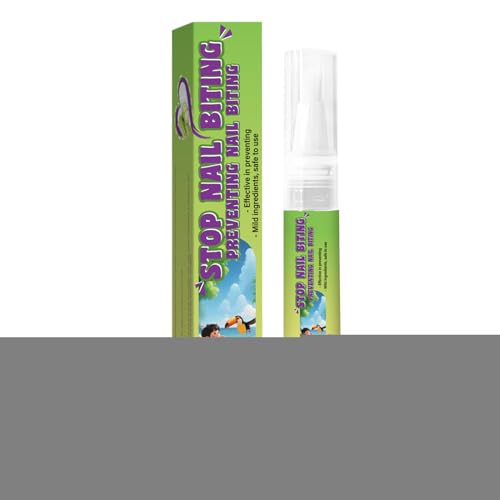 Mxshc Nagelbeißen Verhinderung - 4ML Anti Nagelbeißen Lack - Sicherer Daumenlutschen Stopper Für Kleinkinder Unterwegs Frauen Männer von Mxshc