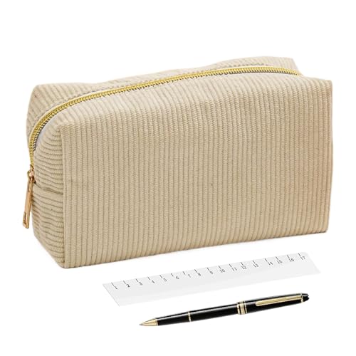 Mxshc Stifteetui Für Jugendliche Schülerinnen,Samtstoff Federtasche Kosmetiktasche - Großes 18x8cm Schreibwaren Etui Für Schulbedarf Büro Hochschule Lehrer Jugendliche & Erwachsene Make-up von Mxshc