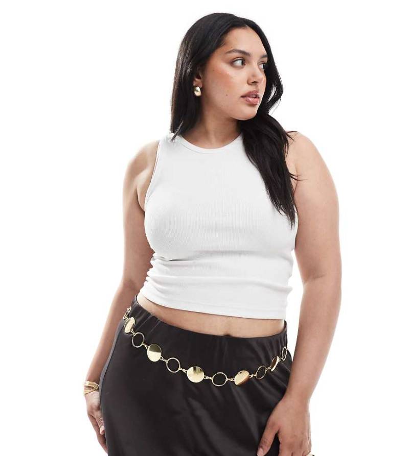 My Accessories Curve - Kettengürtel in Goldoptik mit runden Details-Goldfarben von My Accessories Curve