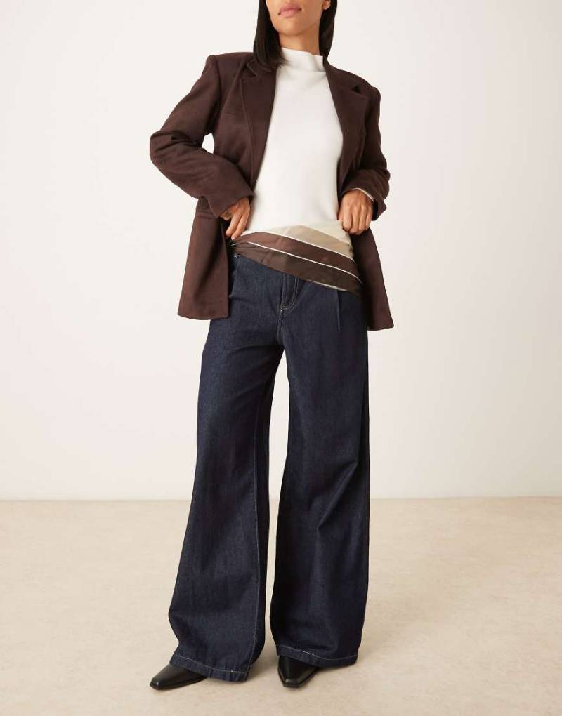 My Accessories - Bandana-Gürteltuch mit Farbblockdesign in Braun-Brown von My Accessories