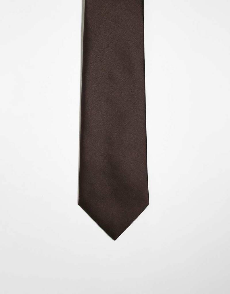 My Accessories - Krawatte in Schokobraun von My Accessories