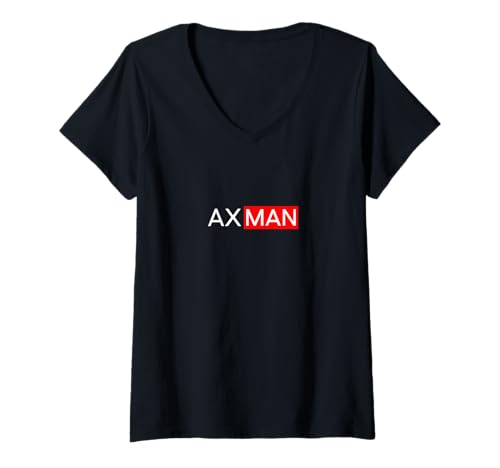 Damen Axman T-Shirt mit V-Ausschnitt Damen Axman T-Shirt mit V-Ausschnitt von My Axman Merch Stuff