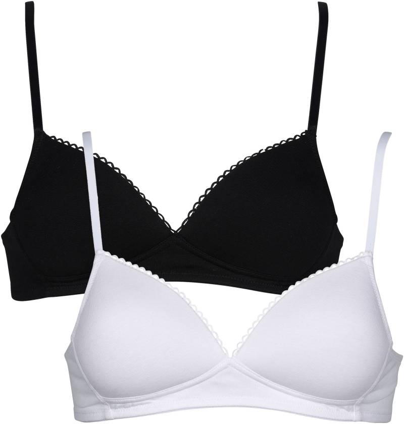 My Basic Bügelloser BH, 2 flache Verarbeitung, wattiert, ohne Bügel, basic, Baumwollmix von My Basic