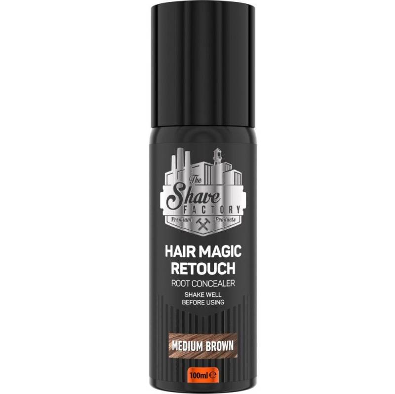 My Basic Haarfarbe The Shave Factory Magic Retouch Spray 100ml Medium Brown von My Basic