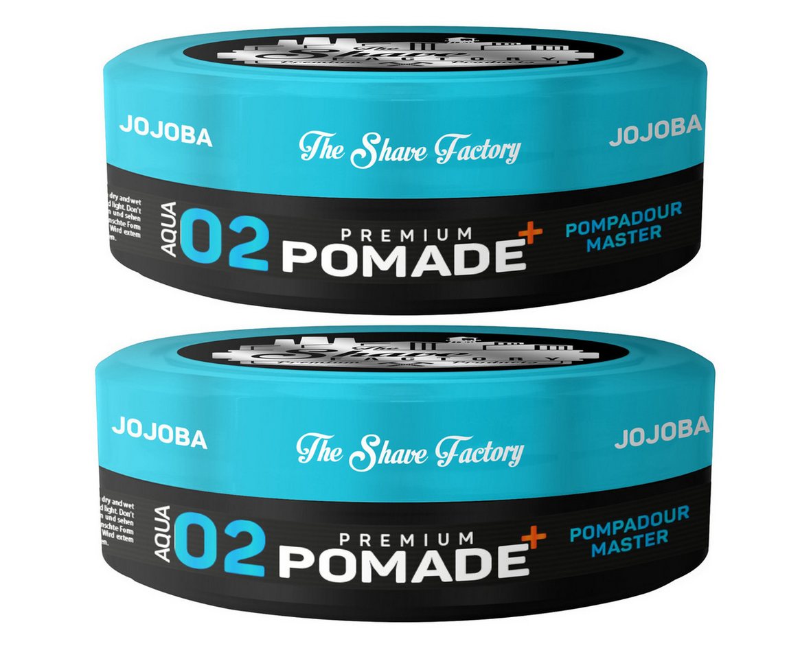 My Basic Haarpomade 2 x The Shave Factory Premium Pomade 02 150ml von My Basic