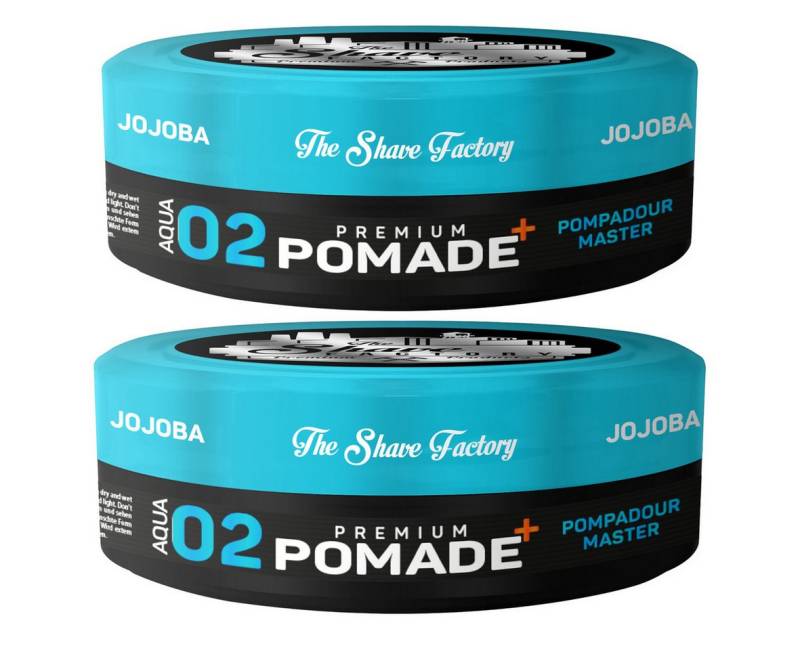 My Basic Haarpomade 2 x The Shave Factory Premium Pomade 02 150ml von My Basic