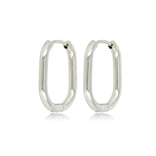 My Bendel - Edelstahl-Ohrring 20mm x 2,5mm- Edelstahlen Ohrringe für Frauen - Silber und Gold - Mehrere Entwurfe und GröBe von My Bendel