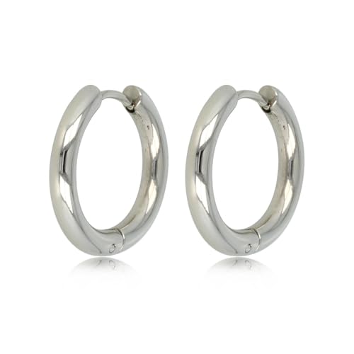 My Bendel - Edelstahl-Ohrring 20mm x 3mm- Edelstahlen Ohrringe für Frauen - Silber und Gold - Mehrere Entwurfe und GröBe von My Bendel