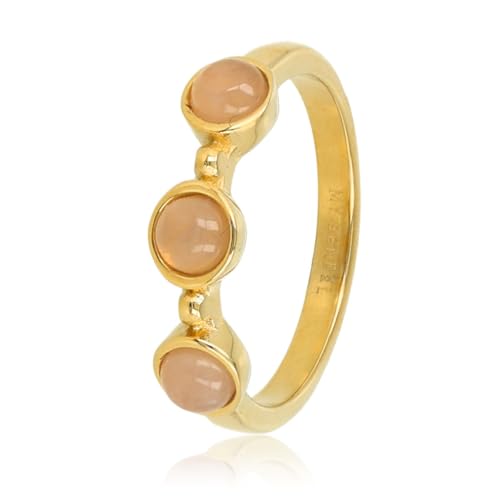My Bendel Goldring mit DREI Rosenquarz-Edelsteinen- Ring mit 3 wunderschönen Edelsteinen - mehrere Farben - Bleibt schön und Verfärbt Nicht - mit Luxuriösen Geschenkverpackung My Bendel Goldring mit DREI Rosenquarz-Edelsteinen- Ring mit 3 wunderschönen Edelsteinen - mehrere Farben - Bleibt schön und Verfärbt Nicht - mit Luxuriösen Geschenkverpackung von My Bendel