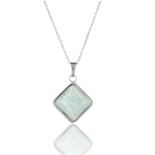 My Bendel - Halskette fûr Frauen met Edelsteinen Hänger - Mehrere Farben - Bleibt schön und Verfärbt nicht - Einstellbar von My Bendel